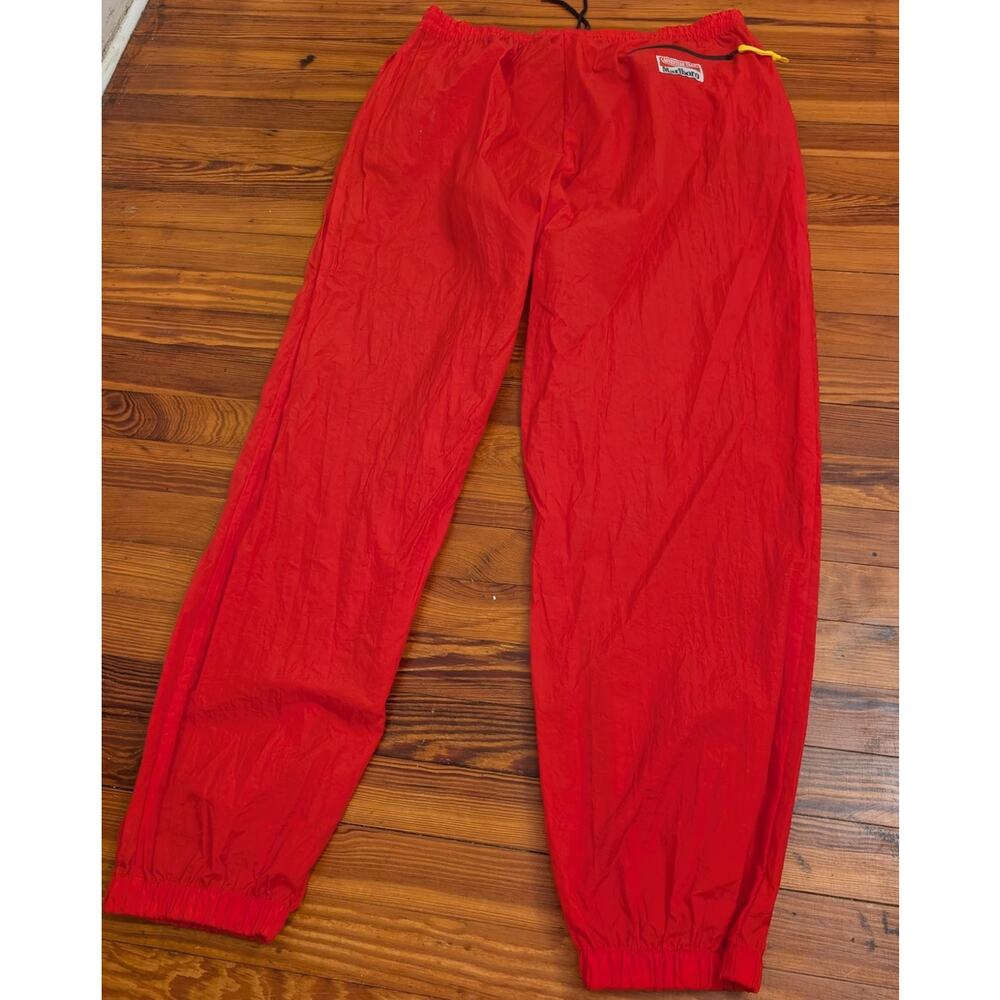 Vintage Marlboro Adventure Team Red Windbreaker Pants Size XL